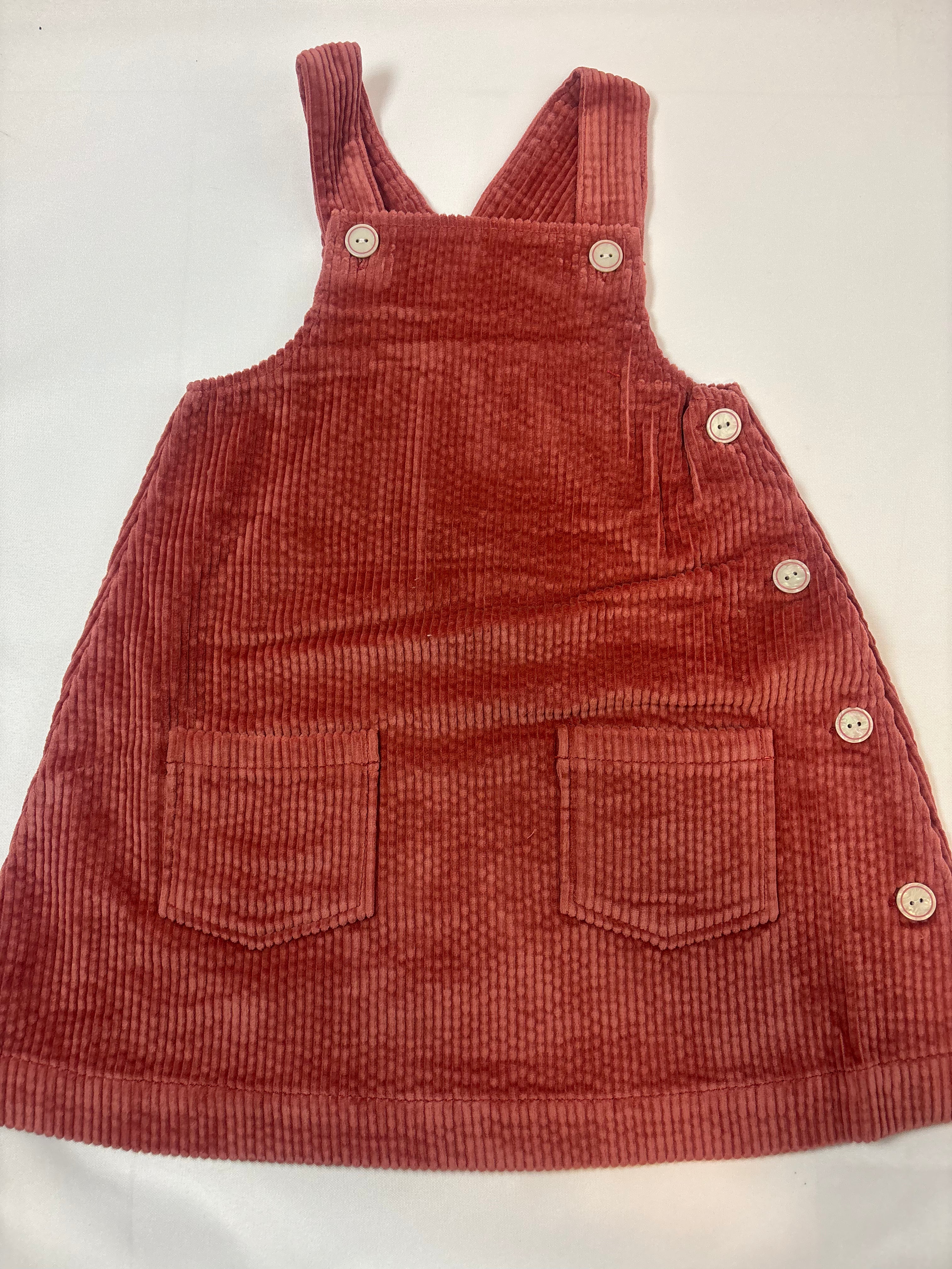 Robe bordeaux façon velours Absorba – Taille 98 fille