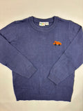 Pull bleu uni Lupilu garçon – 110-116 – Neuf