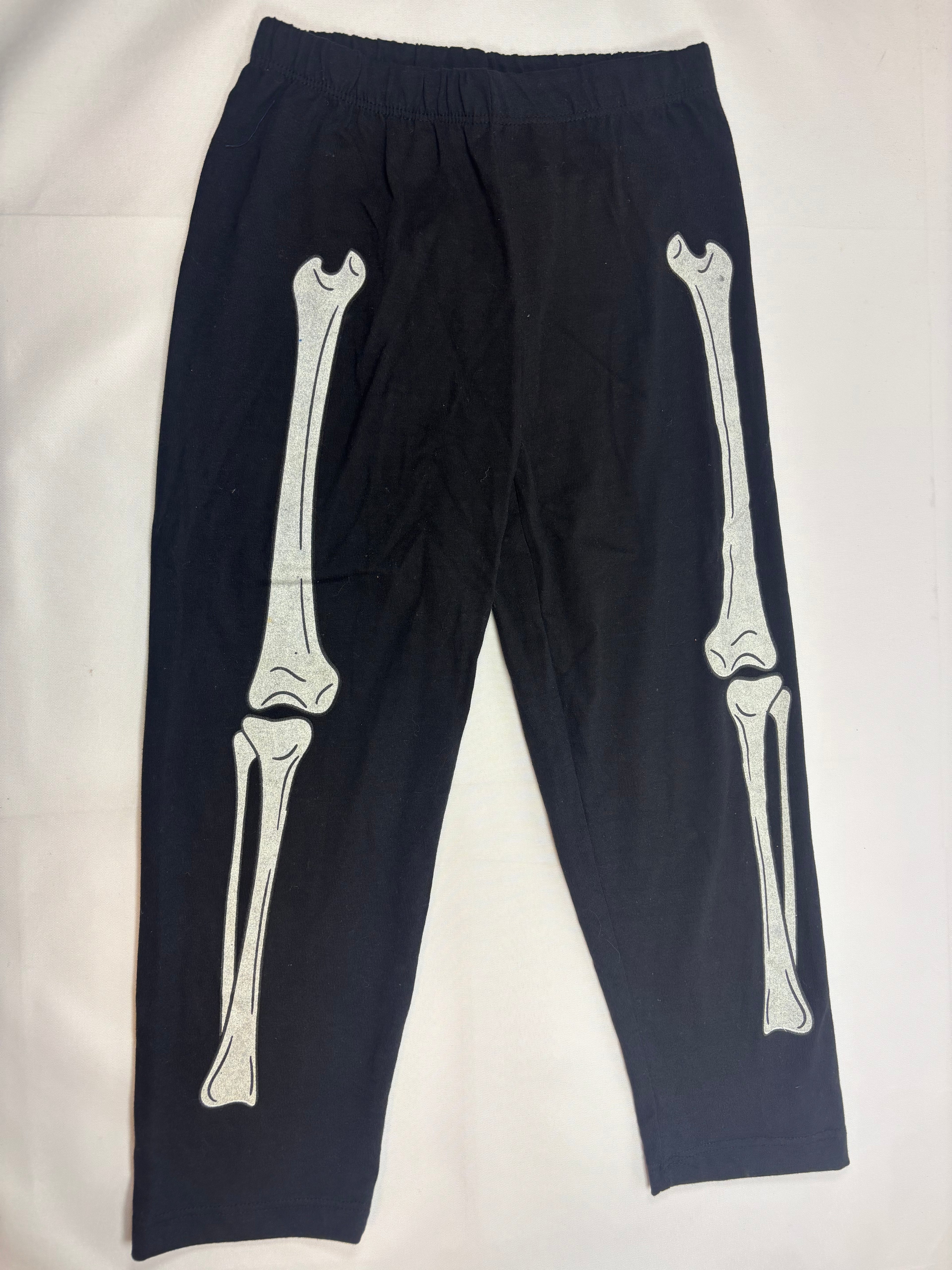 Legging noir motif squelette Sinsay – unisexe, 116