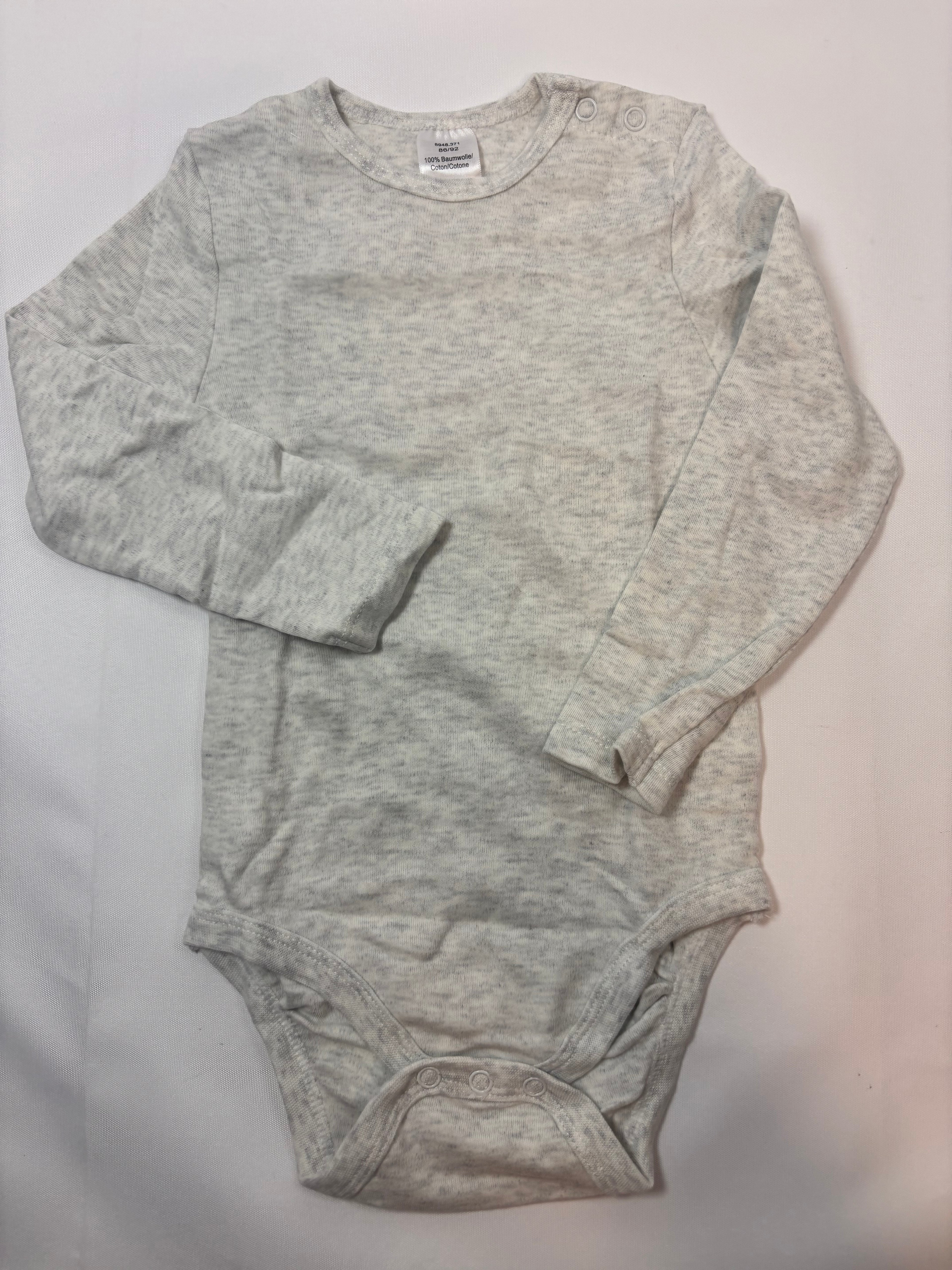 Body gris Smile – Taille 86/92