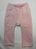 Pantalon doublé rose uni – Orchestra – Fille 86