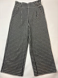 Pantalon coton Kiabi fille noir et blanc – Taille 98/104