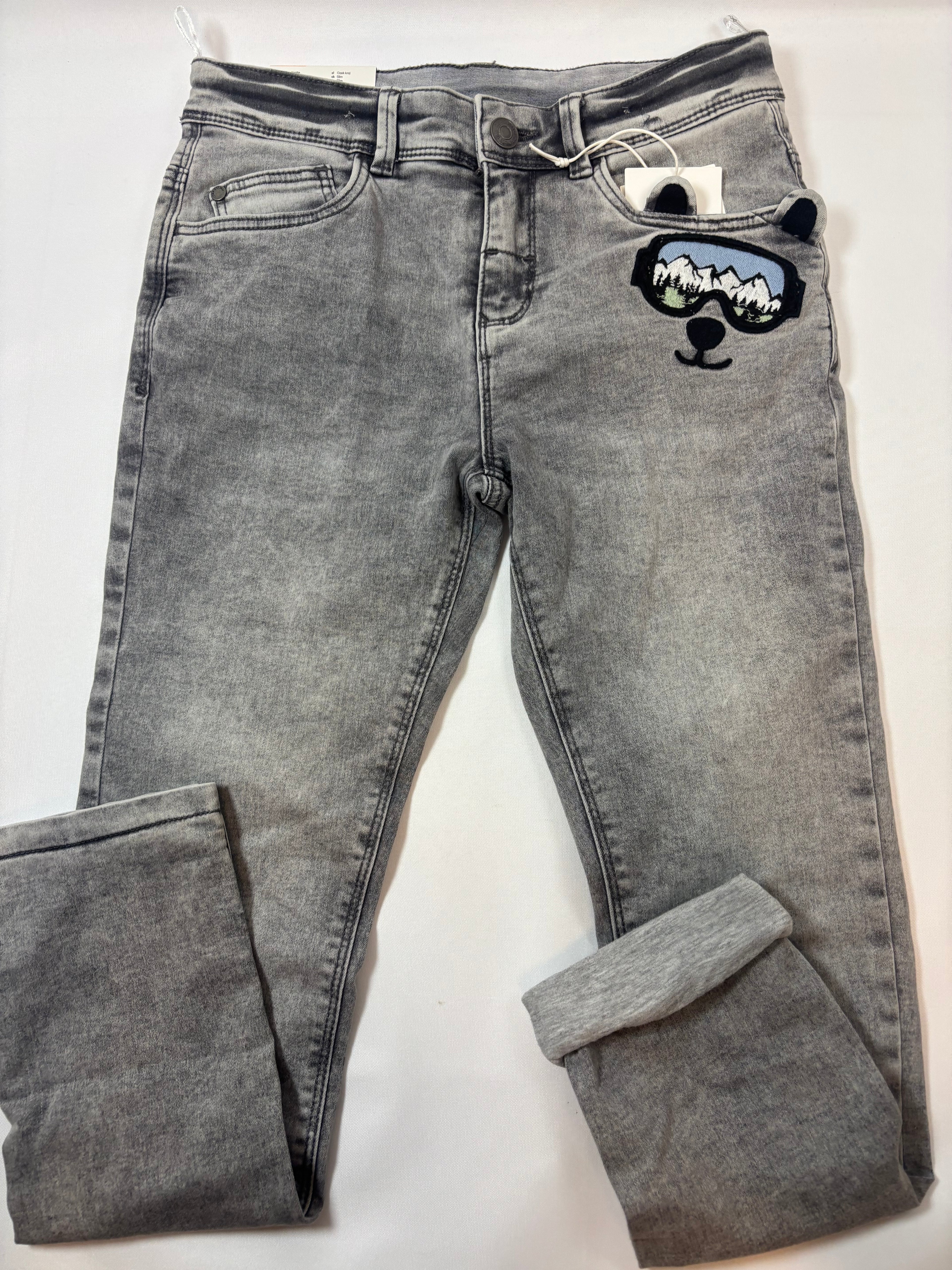 Jean gris – C&A – Garçon 134