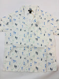 Chemise blanche motif surf garçon – taille 116
