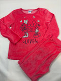 Pyjama 2 pièces rose motif Minnie et Mickey – Disney – Fille 98-104