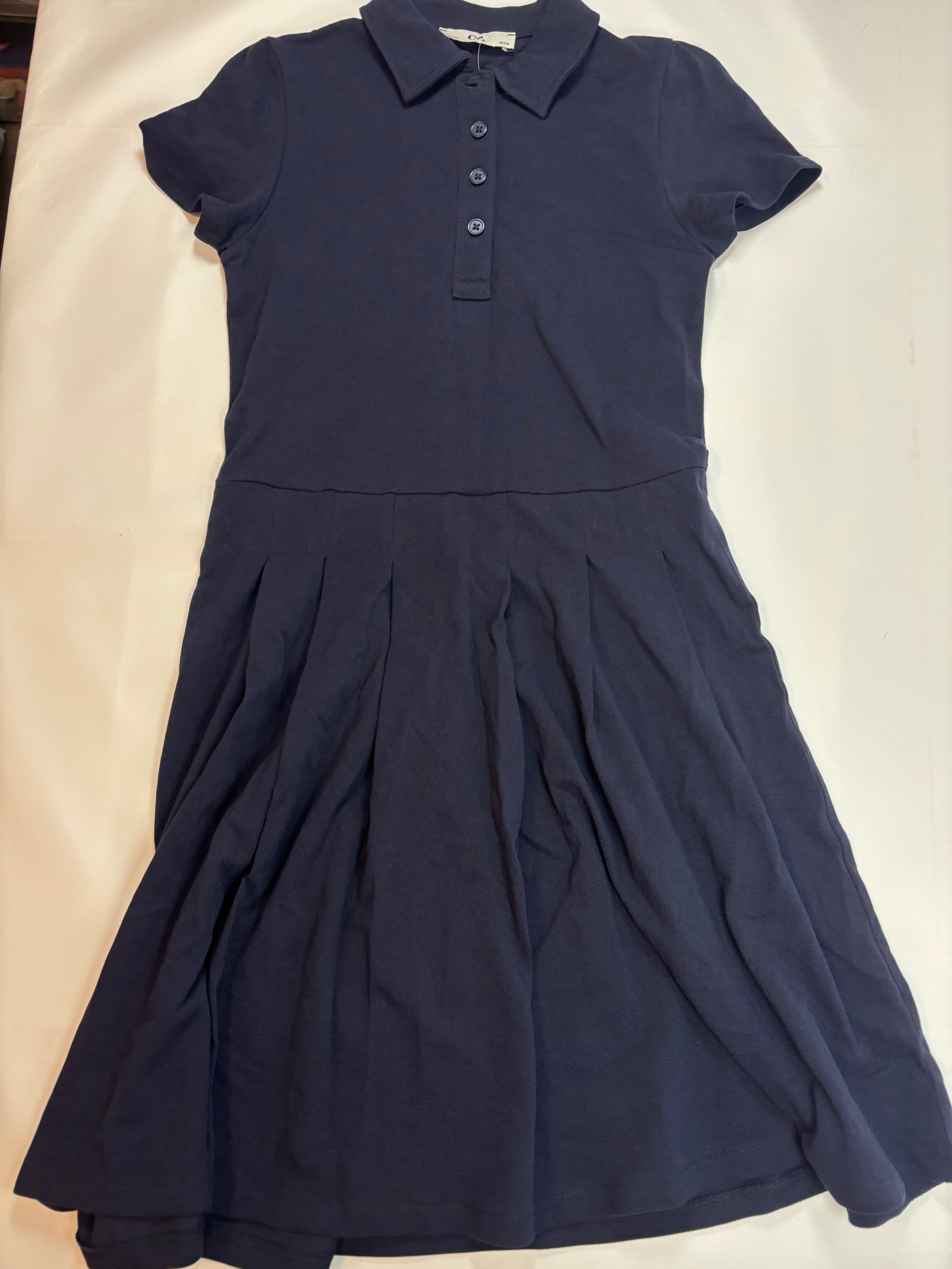 Robe bleue unie – Fille – 140