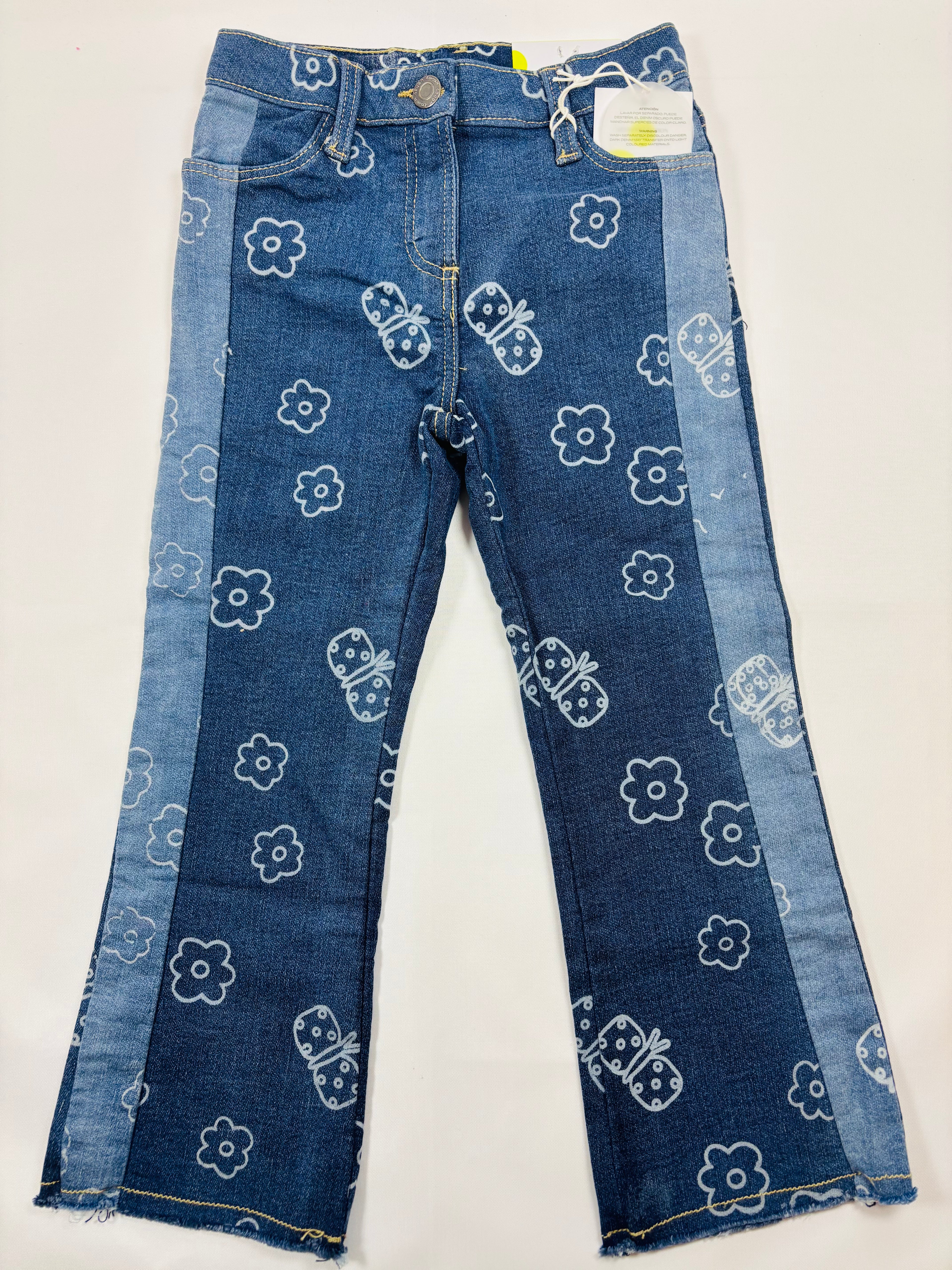 Jean à motif fille Losan – Taille 104 (neuf)