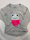 Sweat-shirt blanc motif chat – Boinc – Fille 92