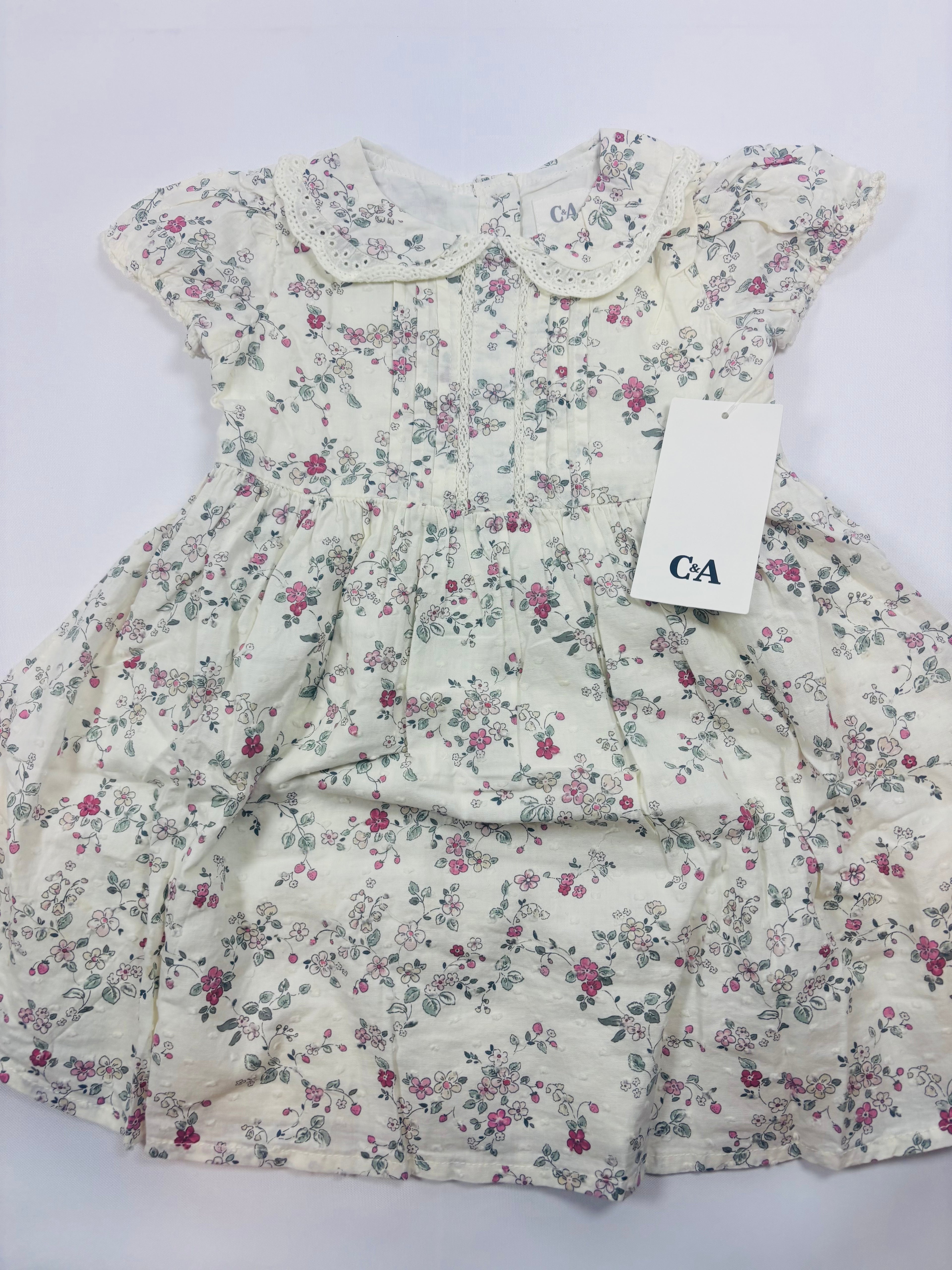 Robe à fleurs C&A – Fille taille 86