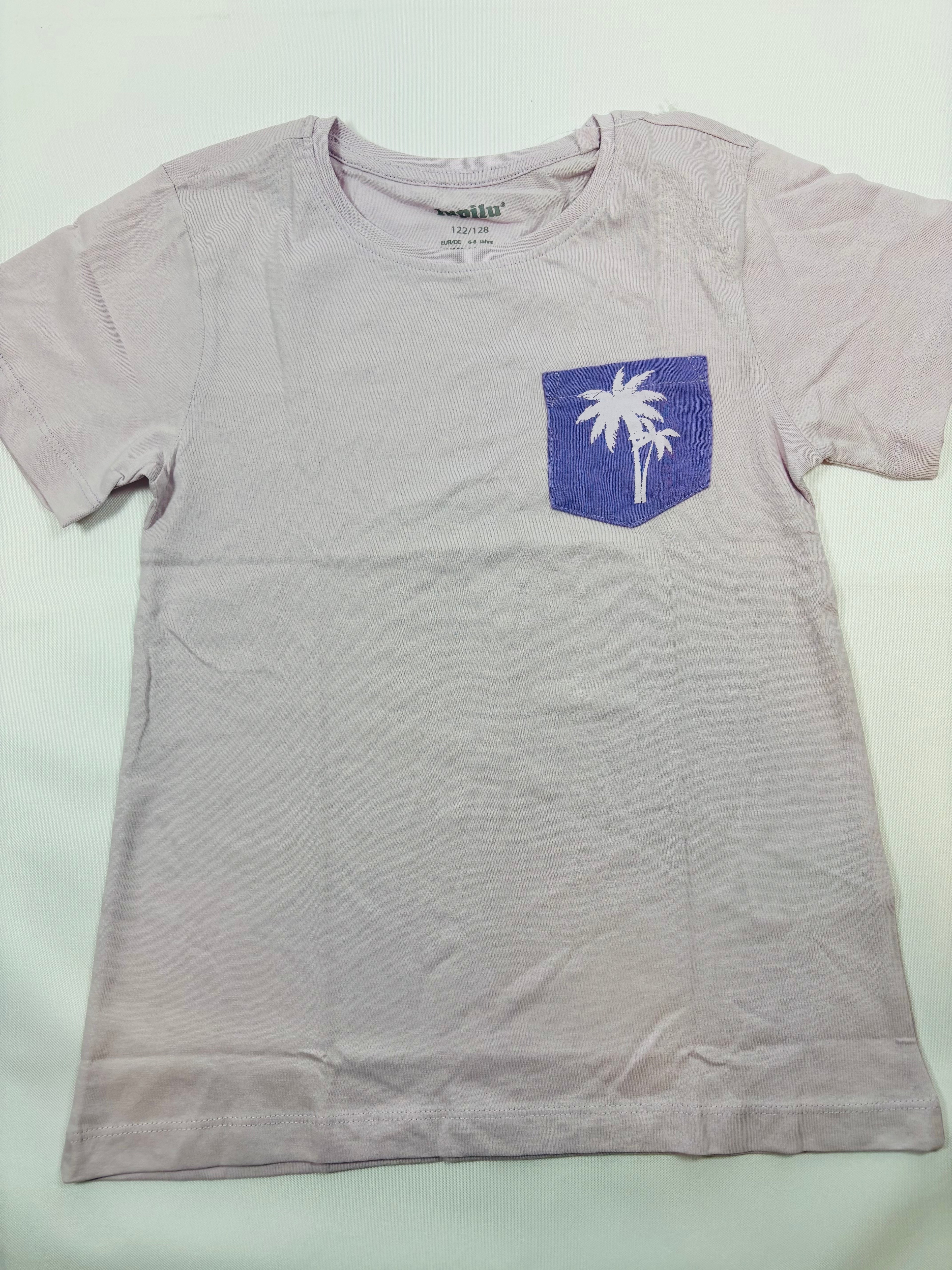 T-shirt motif palmier fille Lupilu – Taille 98-104 (neuf)