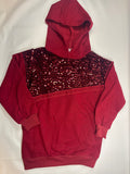 Pull bordeaux uni Catimini – Taille 128 fille