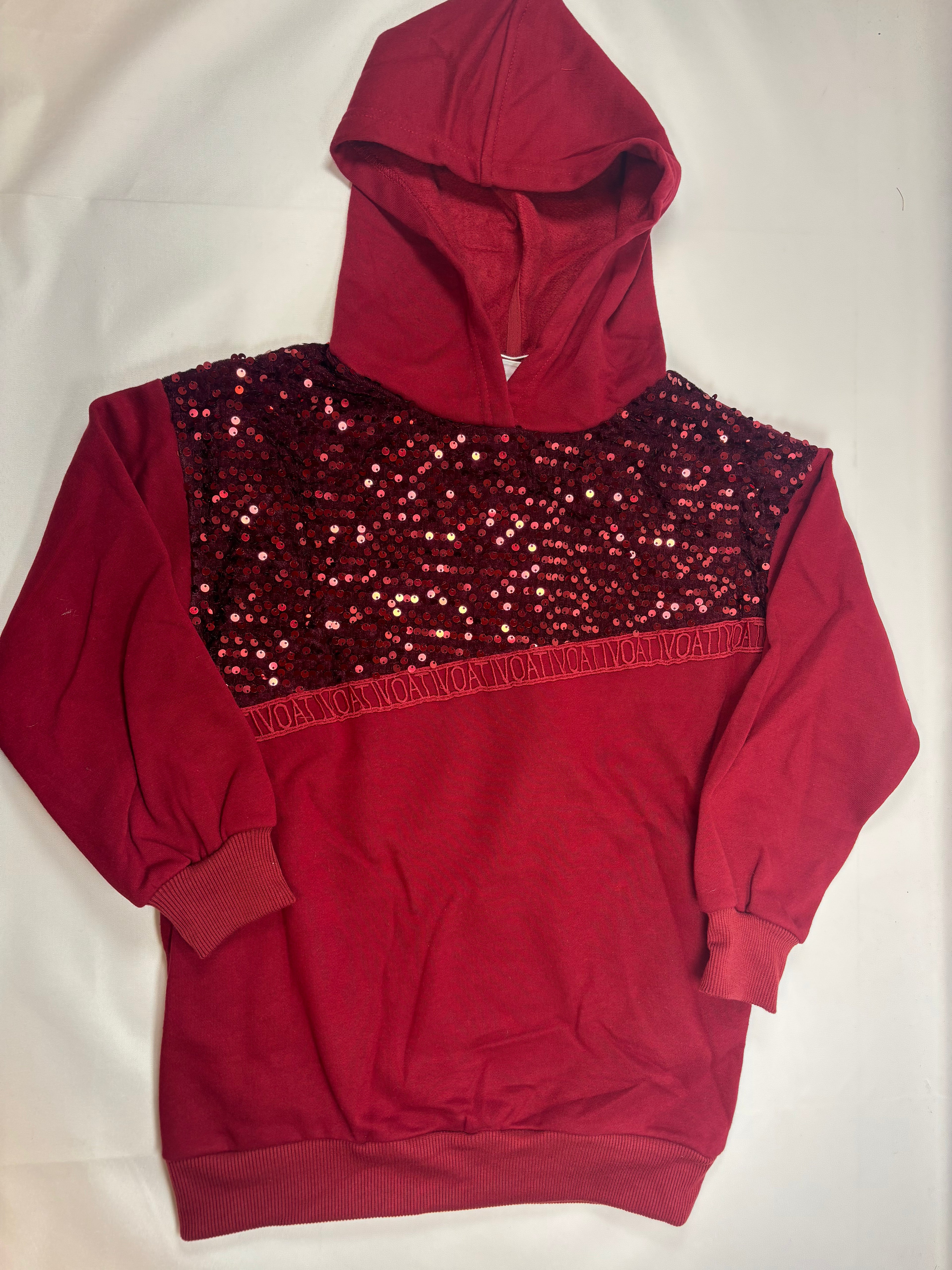 Pull bordeaux uni Catimini – Taille 128 fille