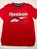 T-shirt rouge logo blanc Reebok – Garçon 152 (11-12 ans)