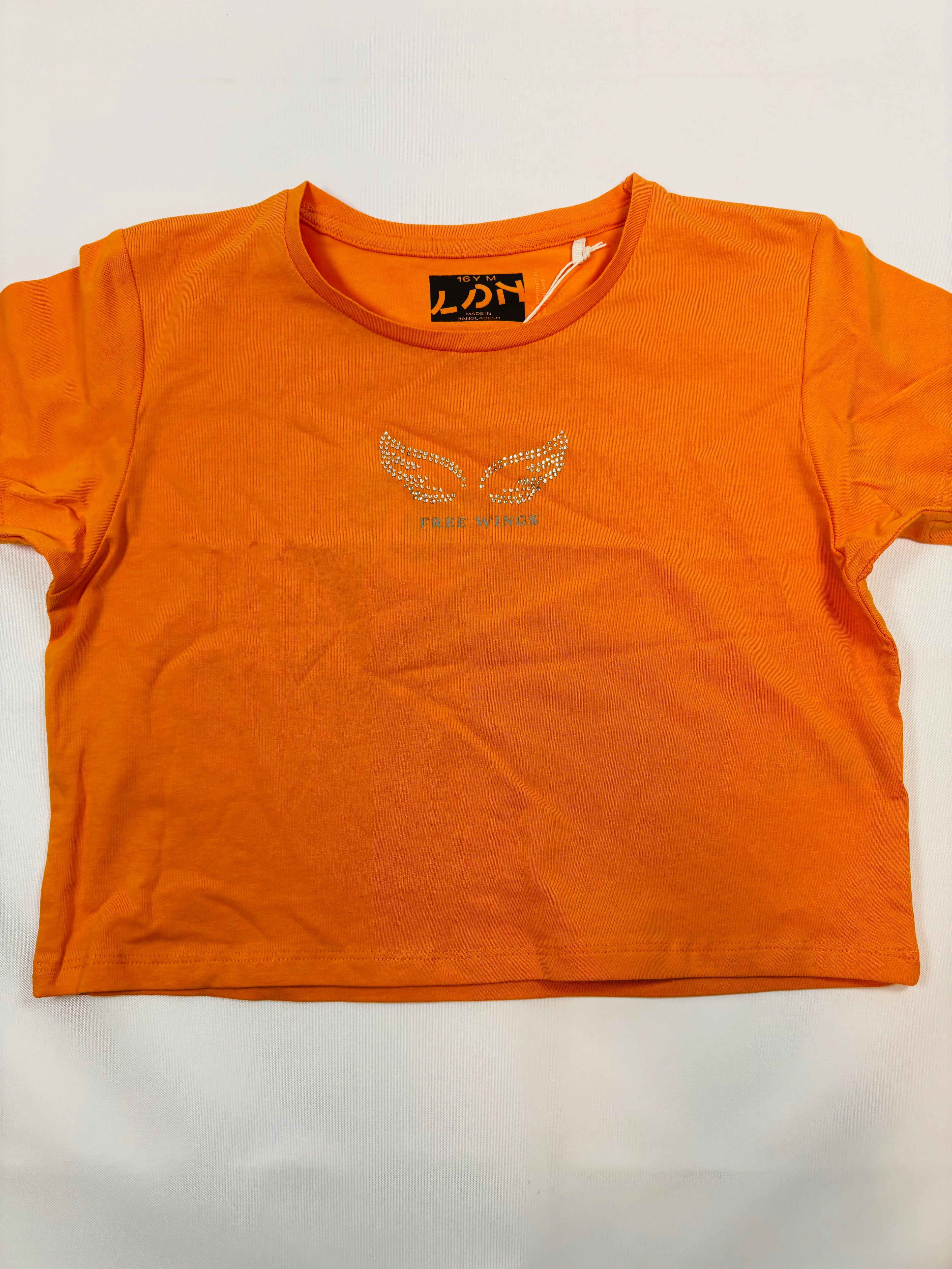 Crop Top Orange Neuf – Losan | Taille 176 Fille