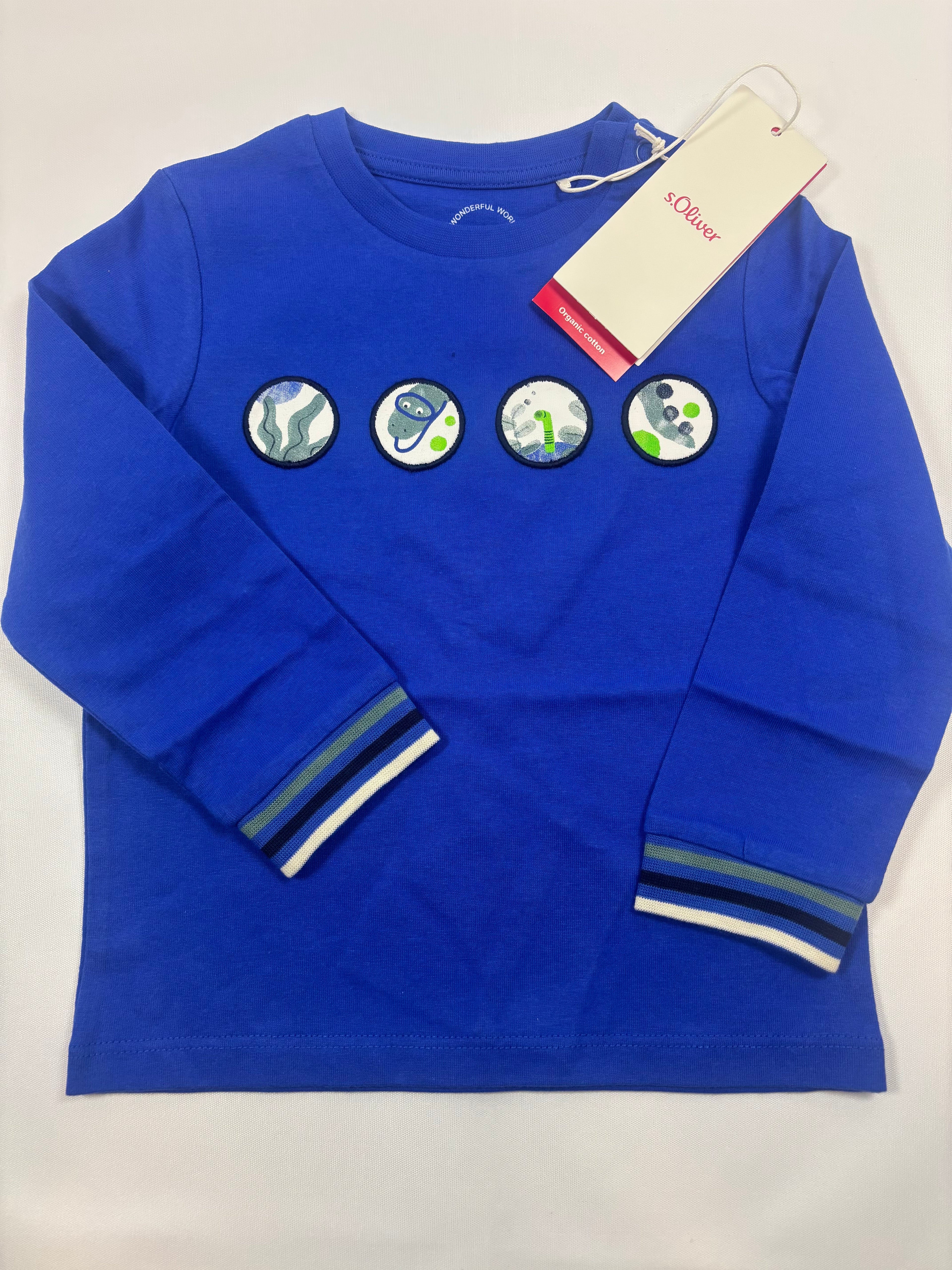 T-shirt manches longues S.Oliver – Garçon taille 86