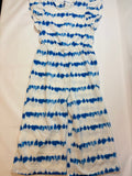 Combinaison rayée blanc et bleu - Primark - 140