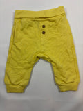 Pantalon de jogging Smile garçon jaune uni – Taille 62