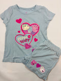 Pyjama court Peppa Pig fille – Taille 98-104 (neuf)