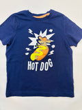 T-shirt manches courtes bleu motif chien – Lupilu – Garçon taille 98-104