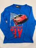 Sweat-shirt bleu motif voiture Fast and Furious – Taille 116