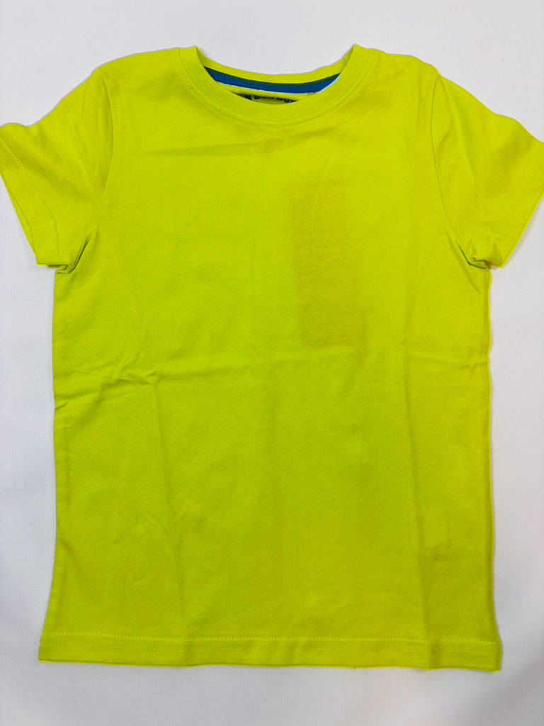 T-shirt vert uni Bon Bon Boys – Garçon