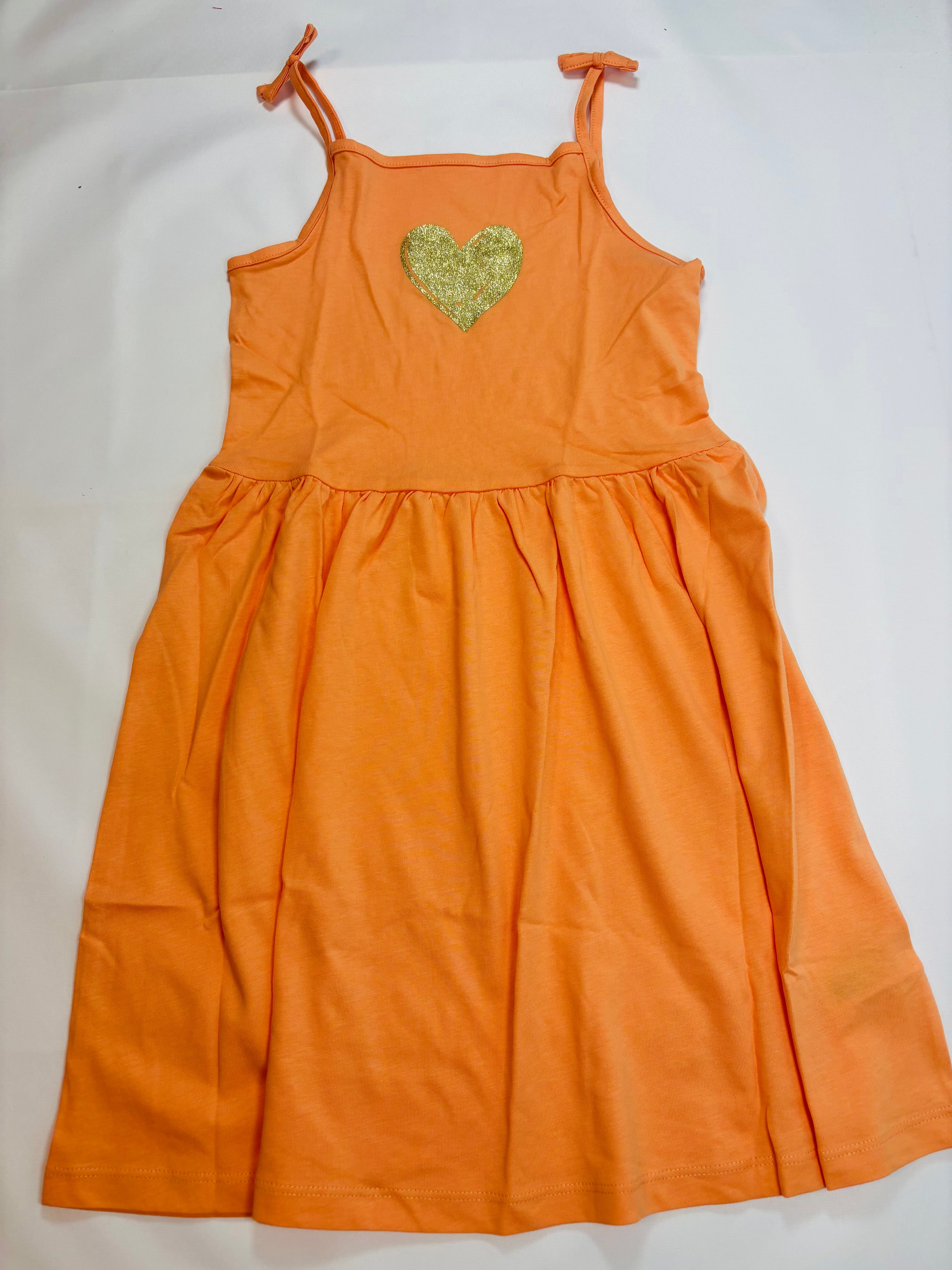 Robe motif Cœur – Orange 128 (C&A)