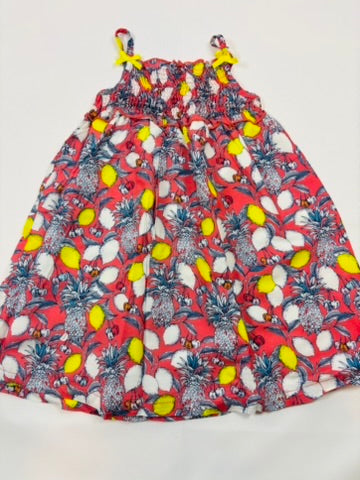Robe motifs citrons Orchestra – Fille 80 (12M)