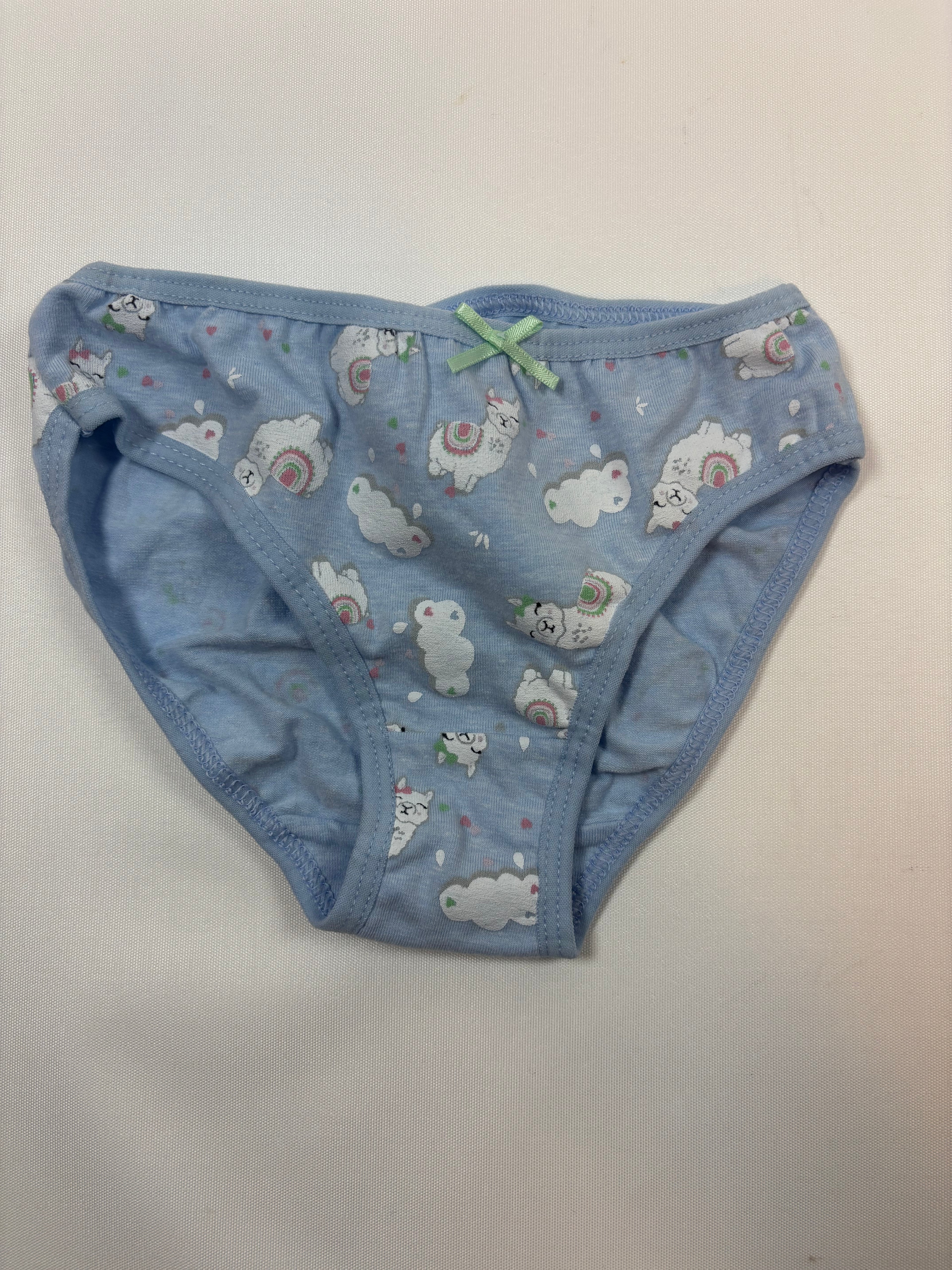 Slip bleu motif têtes de lamas – Zeeman – Fille 92