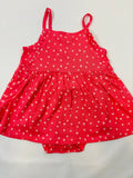 Robe rose petits pois blanc – Fille – 86