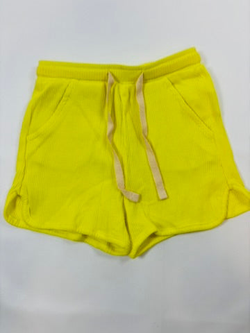 Short jaune uni fille – taille 86