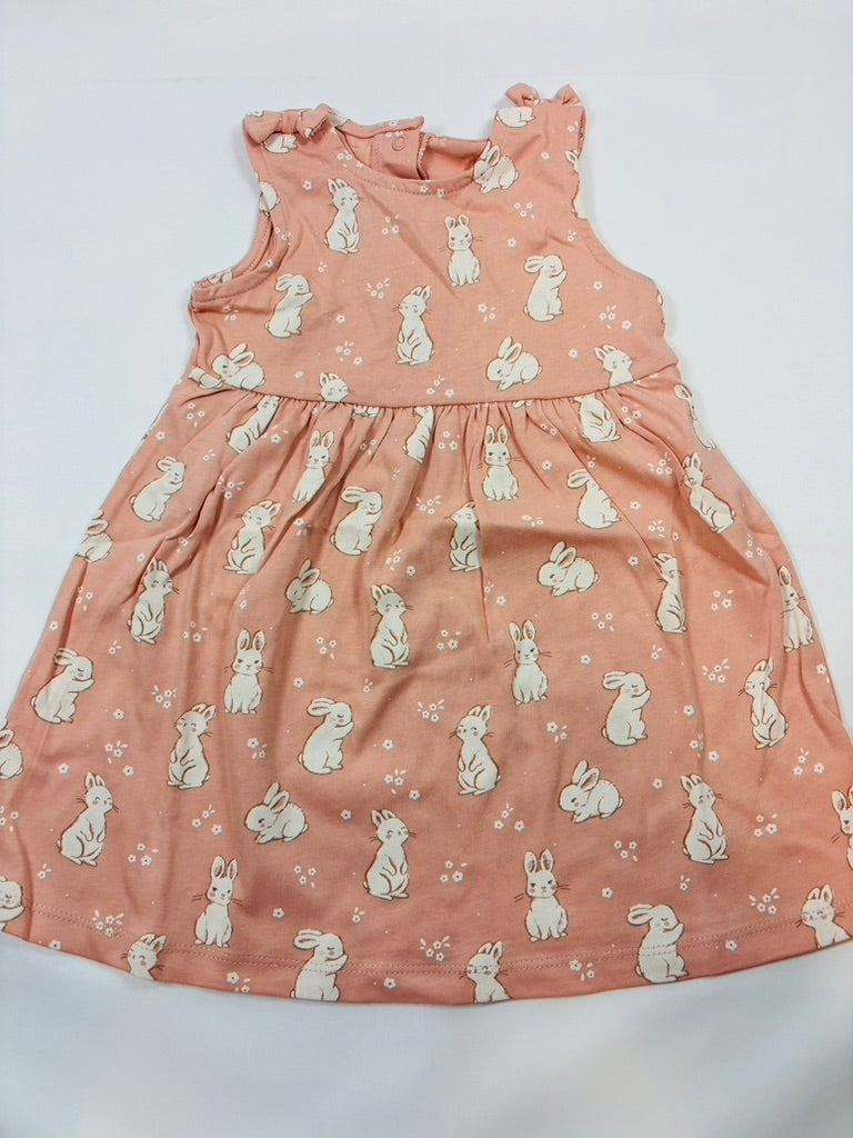 Robe rose motif lapin C&A – Fille