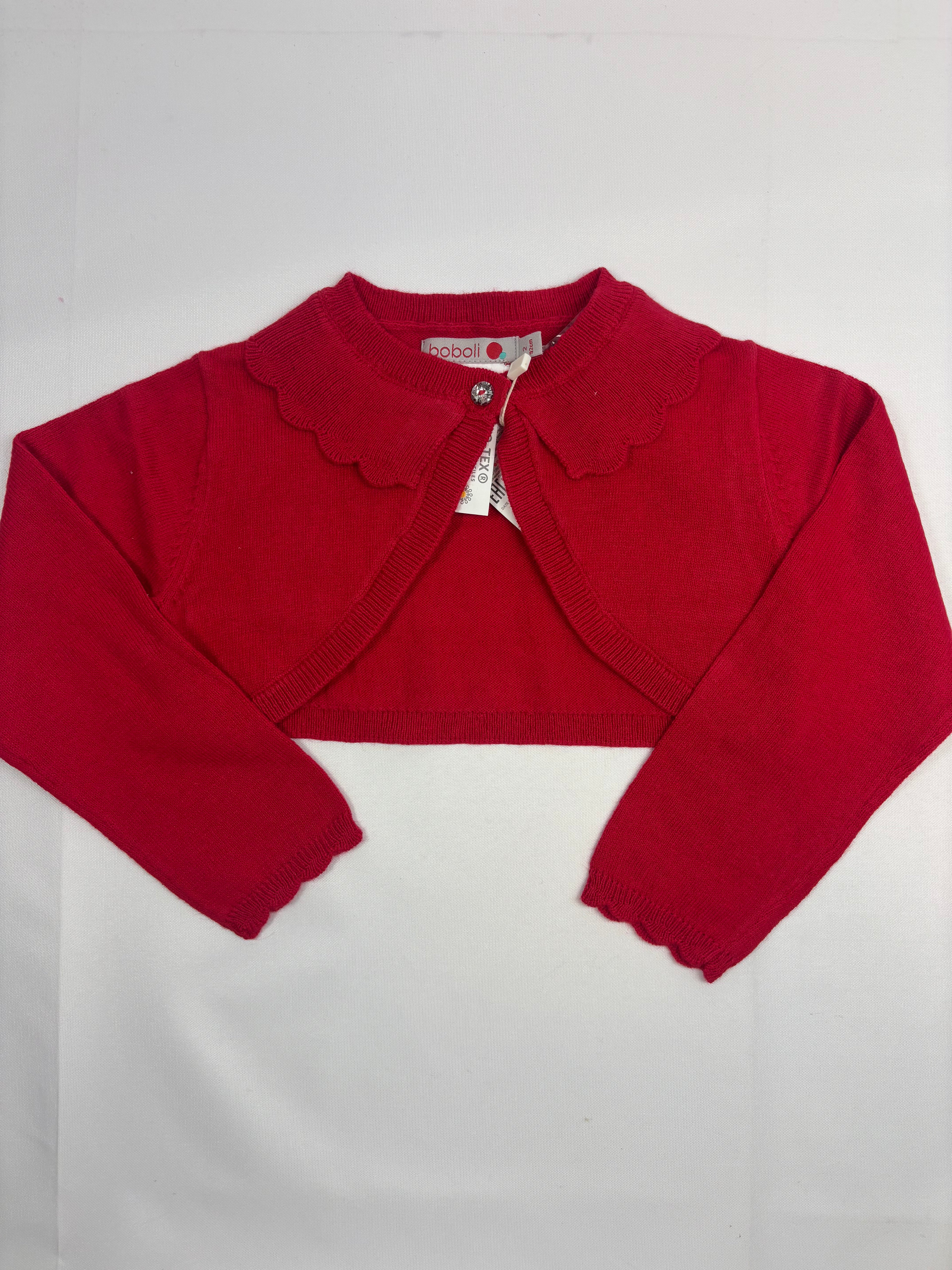 Jaquette courte rouge Boboli – fille, 92