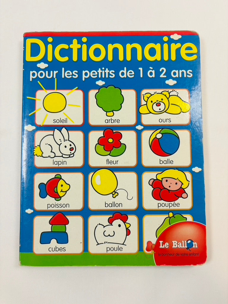 Livre dictionnaire pour les petits (1-2 ans) - Le Ballon
