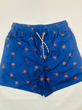 Boxer de bain bleu motif palmiers C&A – Garçon