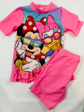 Maillot de bain rose motif Minnie fille – taille 98/104