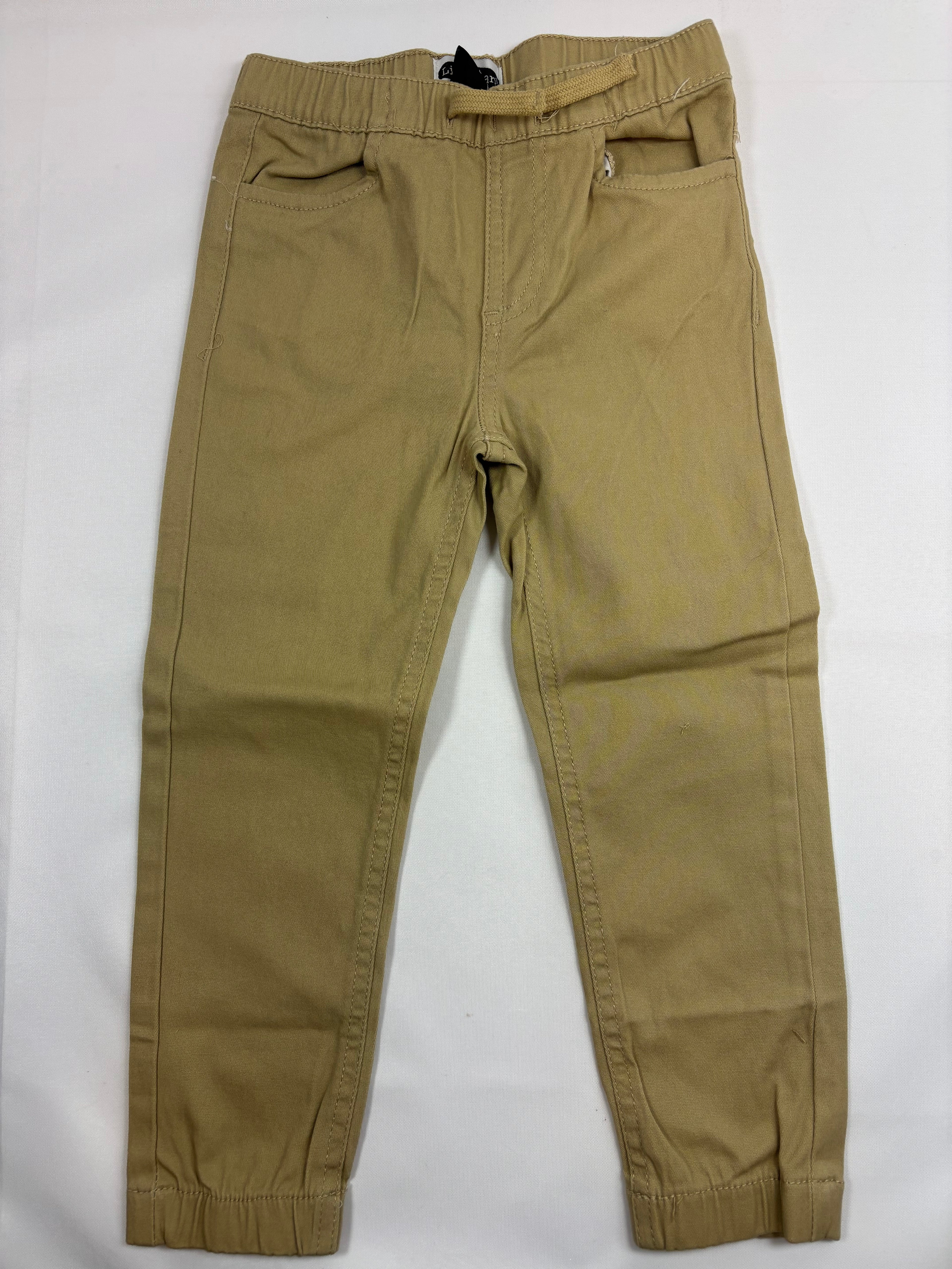 Pantalon beige Lily & Dan – garçon, 110
