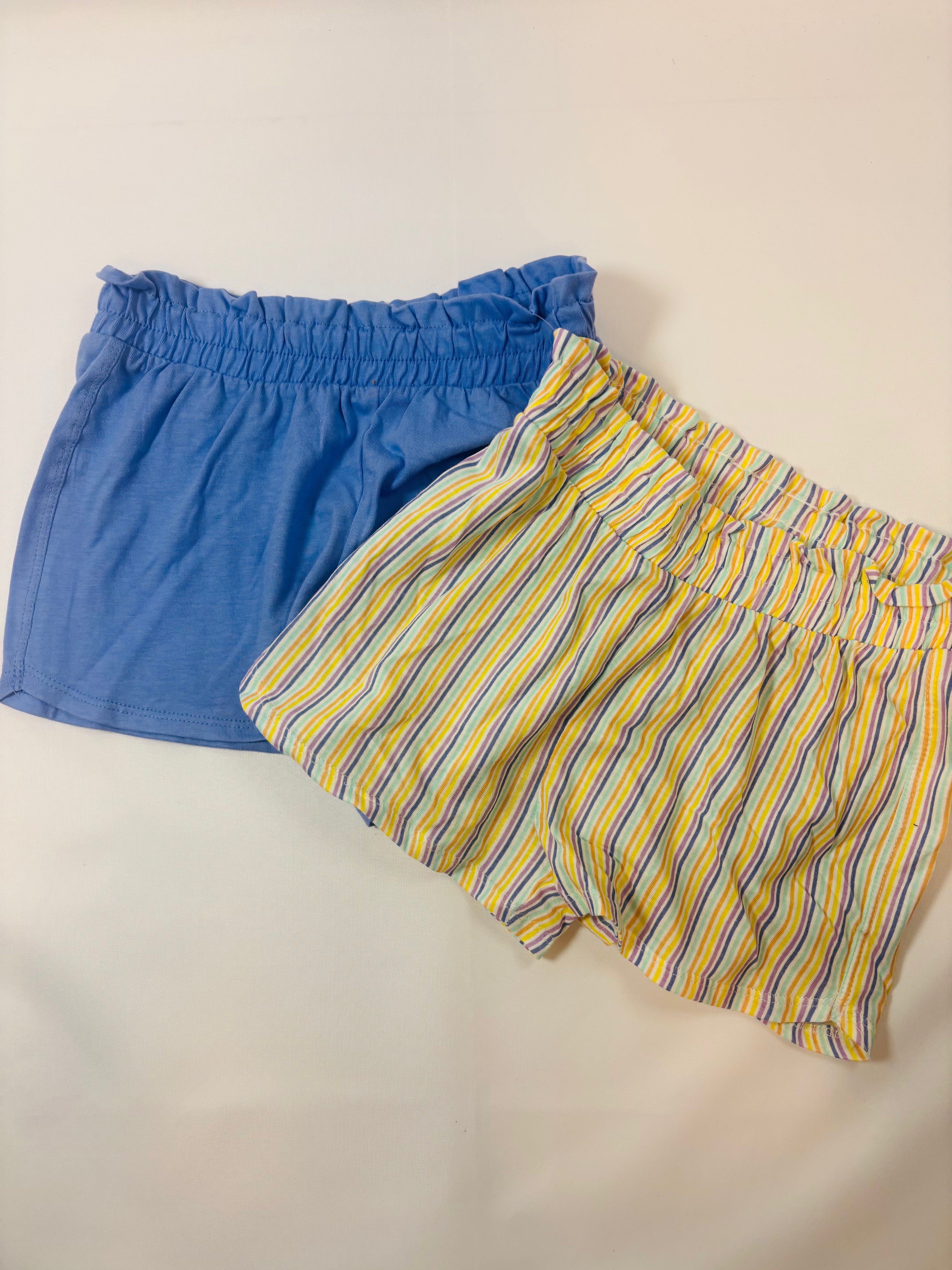 Short bleu rayé jaune - Kiabi - 140