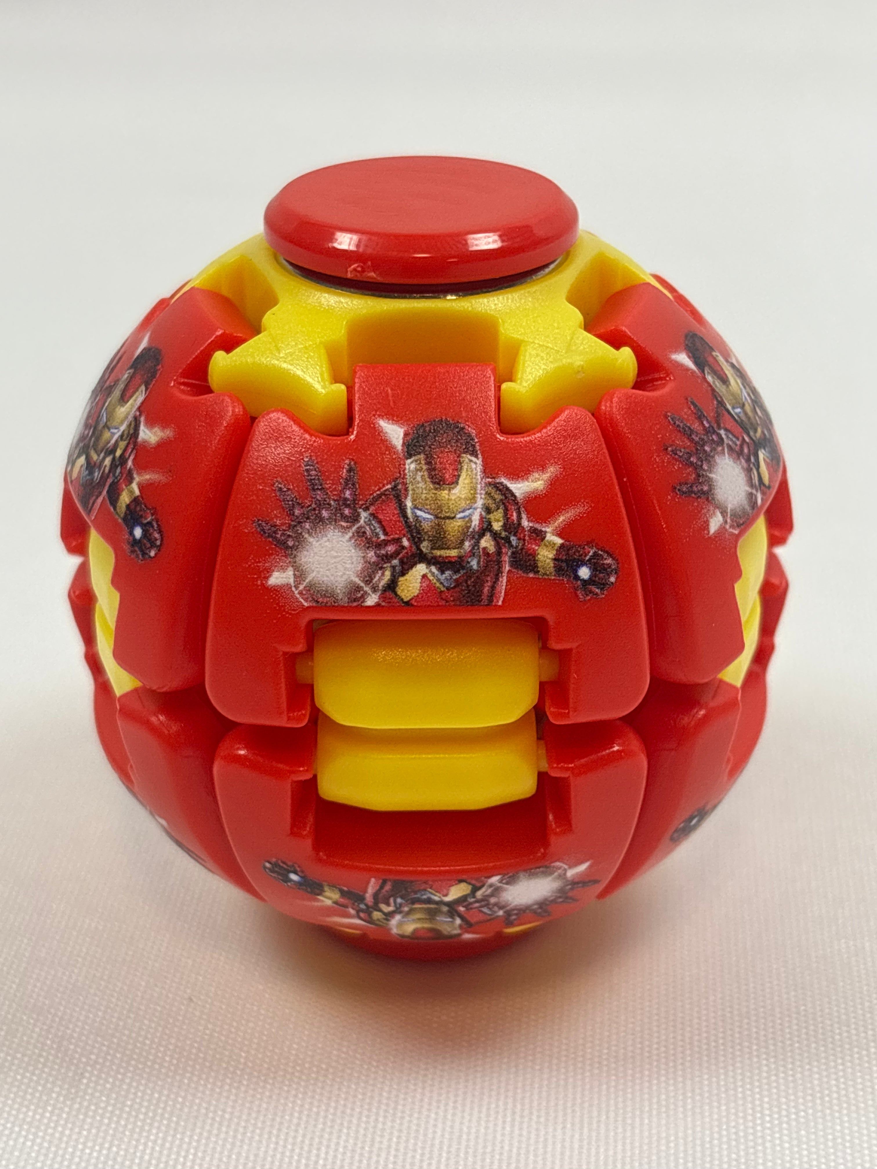 Fidget ball rouge motif Iron Man Avengers