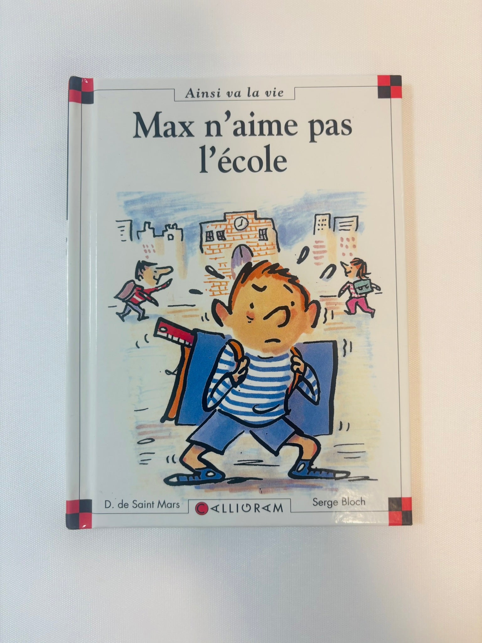 Livre Max n’aime pas l’école – Caligram