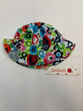 Chapeau blanc motifs fleurs et fraises – Boboli