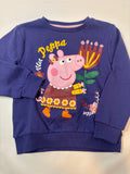 Pull bleu motif Peppa Pig – Taille 116