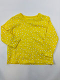 T-shirt Manches Longues Jaune à Petits Pois Neuf – Lupilu | Taille 68 Fille
