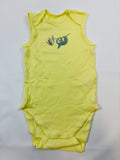Body jaune motif paresseux garçon – taille 80