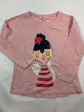 Sweat-shirt rose motif fille – Du Pareil au Même – Fille 104