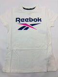 T-shirt blanc uni – Reebok – Fille taille 140