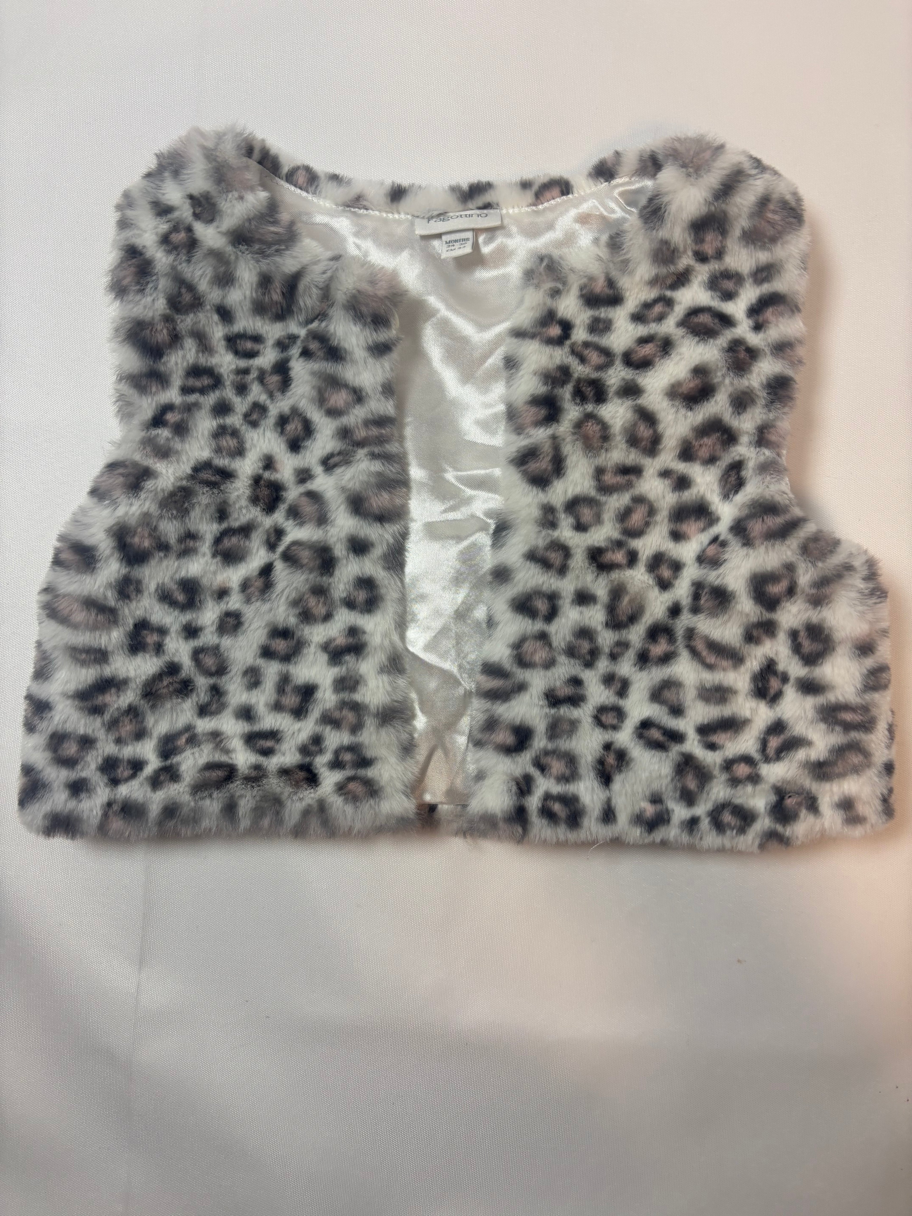 Gilet gris fourrure – Fagotti – Fille 92