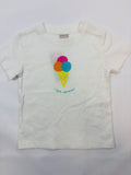 T-shirt blanc motif glace – Smile – Garçon taille 86-92
