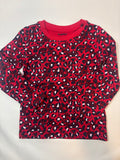 Sweat-shirt rouge et noir Lupilu fille – Taille 98/104