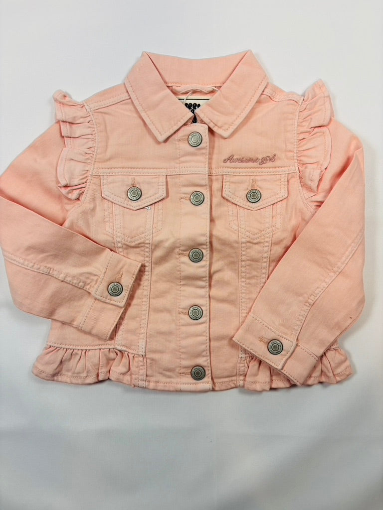 Veste en jean rose C&A – Fille