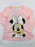 T-shirt manches longues rose motif Minnie - C&A - 86
